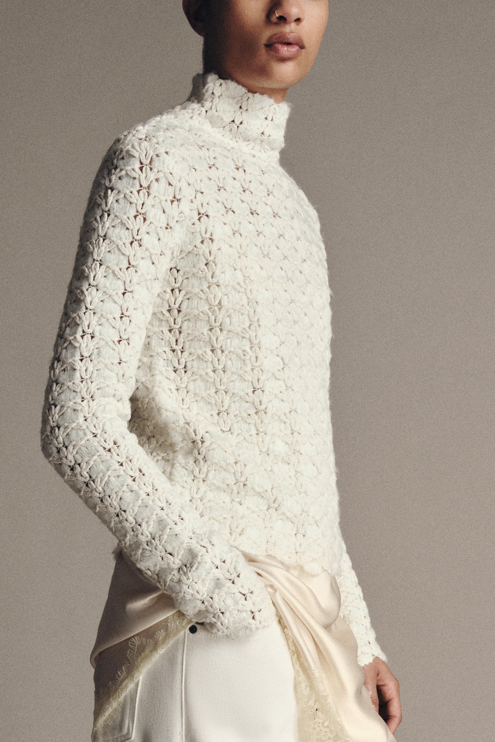 COMBINATION KNIT JUMPER